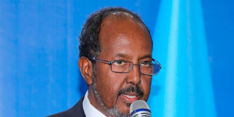 President Hassan Sheikh Mohamud of Somalia. File AFP