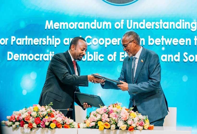 Somali President Hassan Sheikh Mohamud accuses Ethiopia of annexation attempt in Somaliland, alleging an attempt to annex part of Somalia's territory through a recent sea access agreement with the breakaway region of Somaliland.