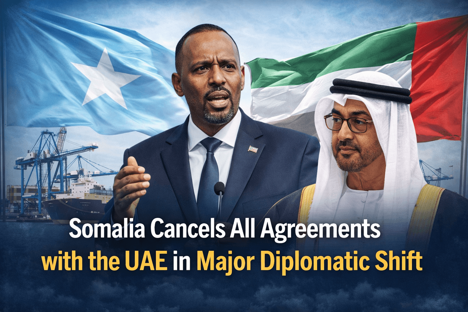 Somalia Cancels All Agreements with the UAE in Major Diplomatic Shift